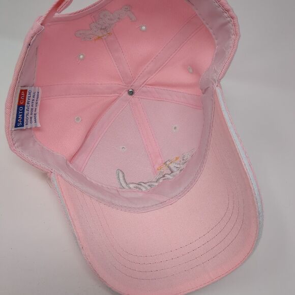 Angel Strapback Hat Pink One Size Adjustable Embroidered Santo Cap - Picture 6 of 8